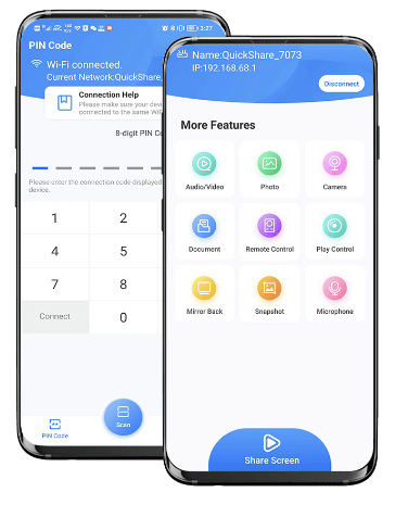 QuickShare Wireless Screen Projection Application Download
